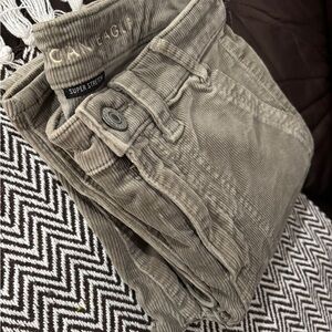 American Eagle Outfitters Corduroy Pants in Light Gray